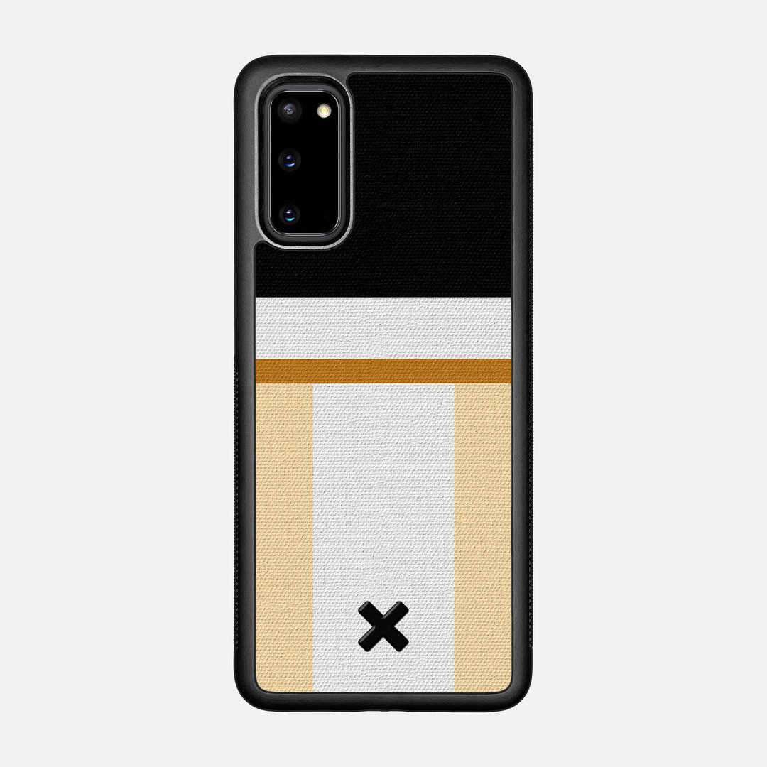Isle Case for the Samsung Galaxy S20 featuring a UV Printed Cotton Canvas backer with the Keyway X Mark#Phone Model_Galaxy S20