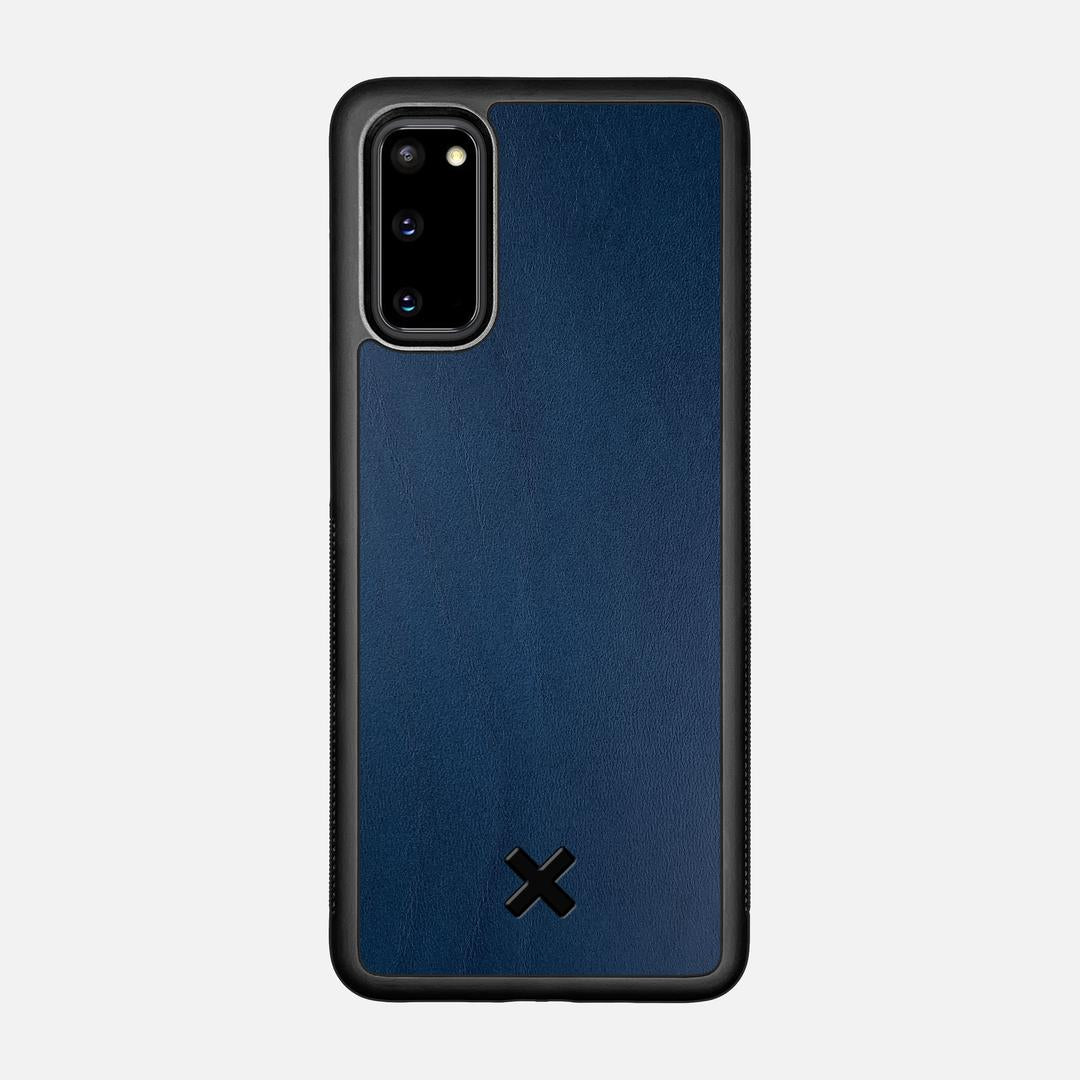 Midnight Leather Case for the Samsung Galaxy S20 featuring a Genuine Leather backer with the Keyway X Mark#Phone Model_Galaxy S20