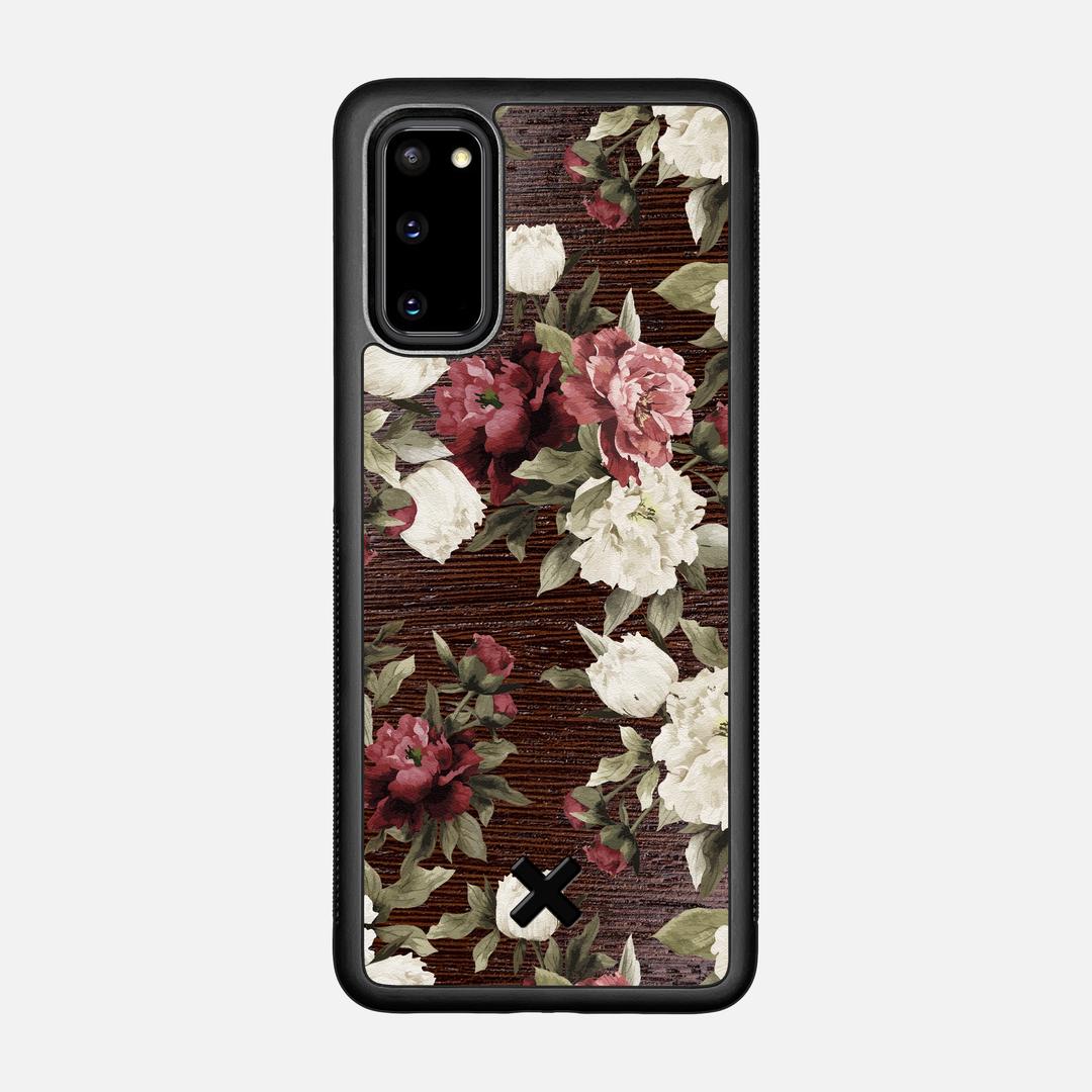 Rose Case for the Samsung Galaxy S20 featuring a UV Printed Wenge Wood backer with the Keyway X Mark#Phone Model_Galaxy S20