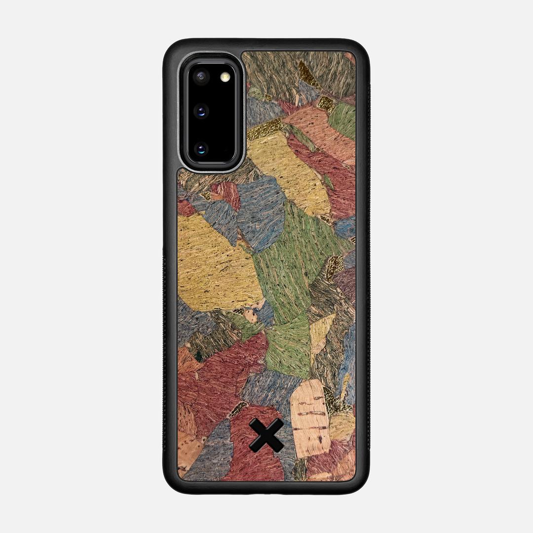 Terrazzo Cork Case for the Samsung Galaxy S20 featuring a Genuine Cork backer with the Keyway X Mark#Phone Model_Galaxy S20