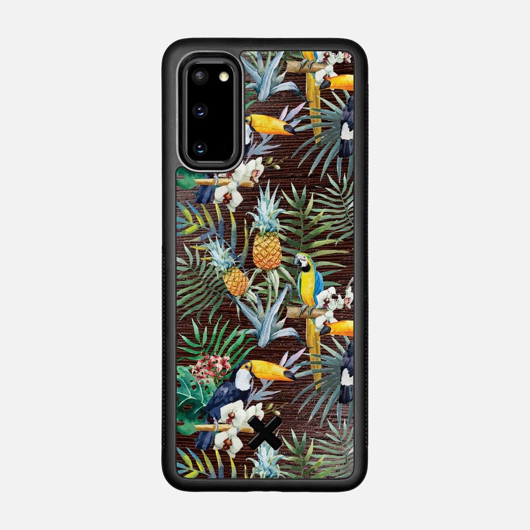 Tropic Case for the Samsung Galaxy S20 featuring a UV Printed and Wenge Wood backer with the Keyway X Mark#Phone Model_Galaxy S20
