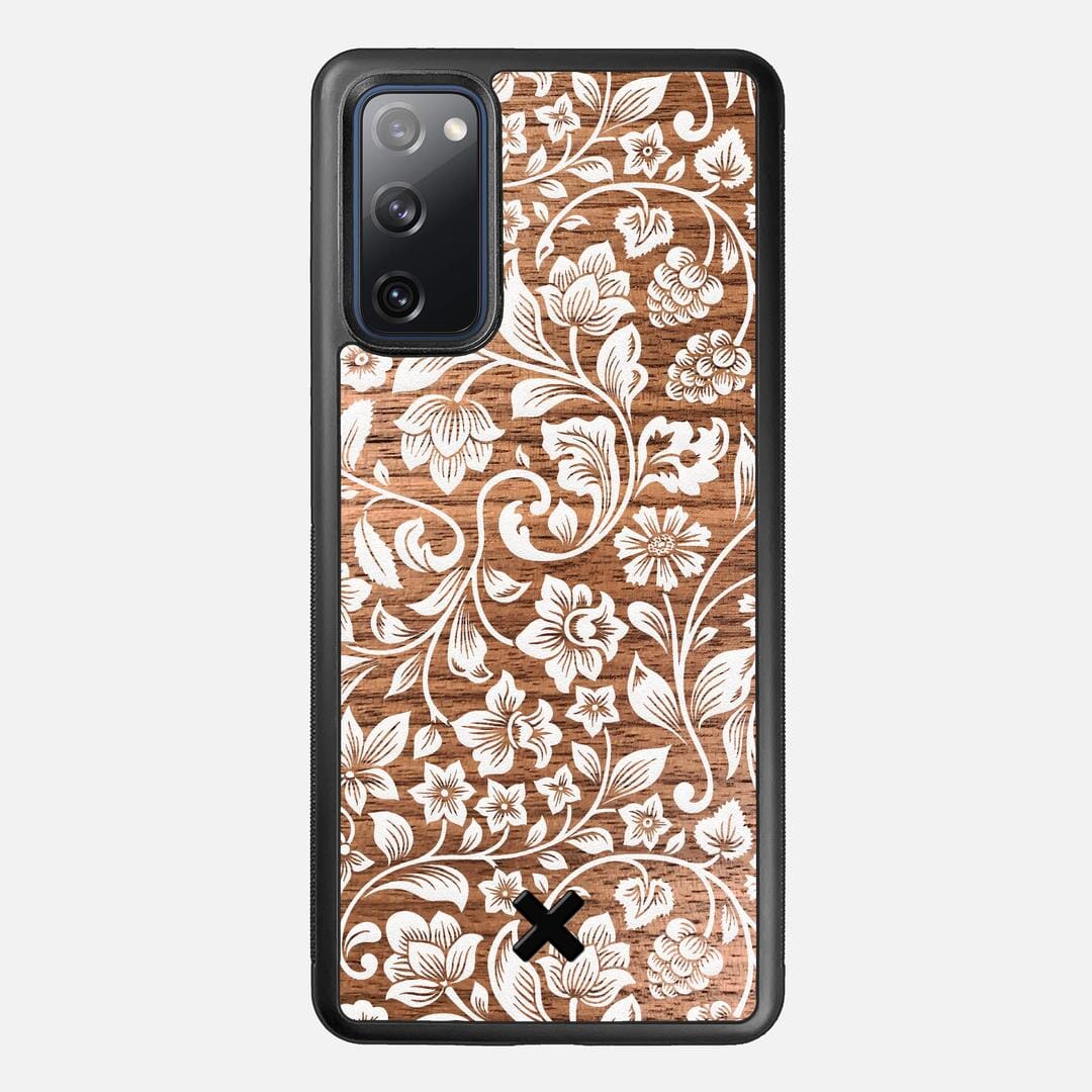 Blossom Case for the Samsung Galaxy S20 FE featuring a UV Printed Walnut Wood backer with the Keyway X Mark#Phone Model_Galaxy S20 FE