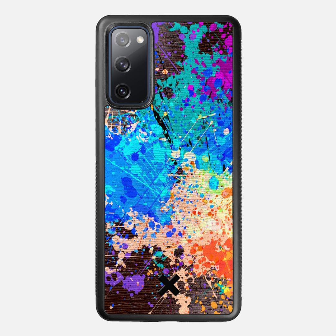 Chroma Case for the Samsung Galaxy S20 FE featuring a UV Printed Wenge Wood backer with the Keyway X Mark#Phone Model_Galaxy S20 FE