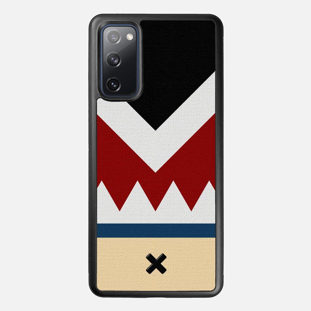 Cove Case for the Samsung Galaxy S20 FE featuring a UV Printed Cotton Canvas backer with the Keyway X Mark#Phone Model_Galaxy S20 FE