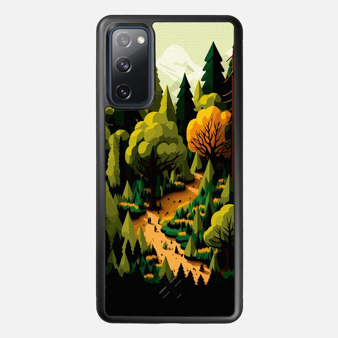 Evergreen Case for the Samsung Galaxy S20 FE featuring a UV Printed Cotton Canvas backer with the Keyway X Mark#Phone Model_Galaxy S20 FE