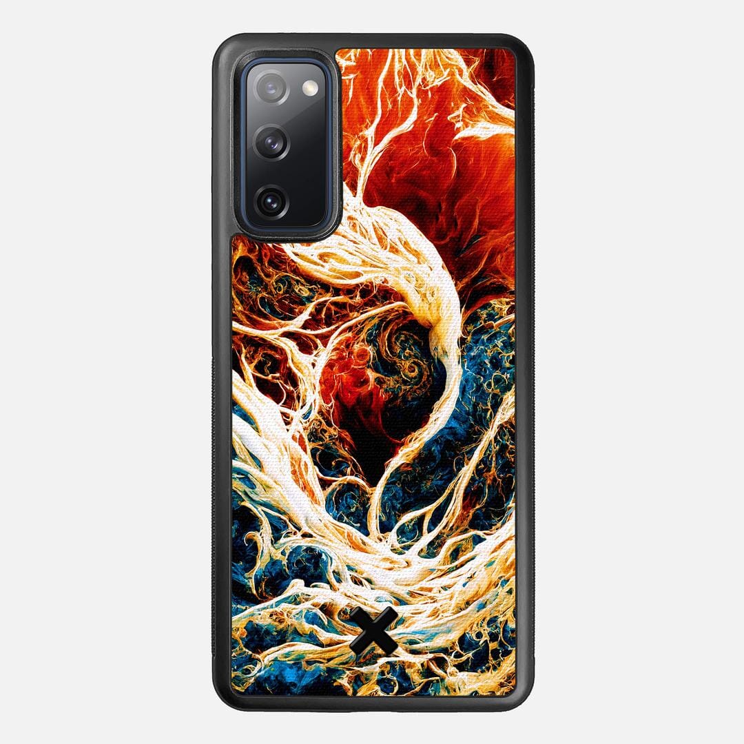 Evolve Case for the Samsung Galaxy S20 FE featuring a UV Printed Cotton Canvas backer with the Keyway X Mark#Phone Model_Galaxy S20 FE