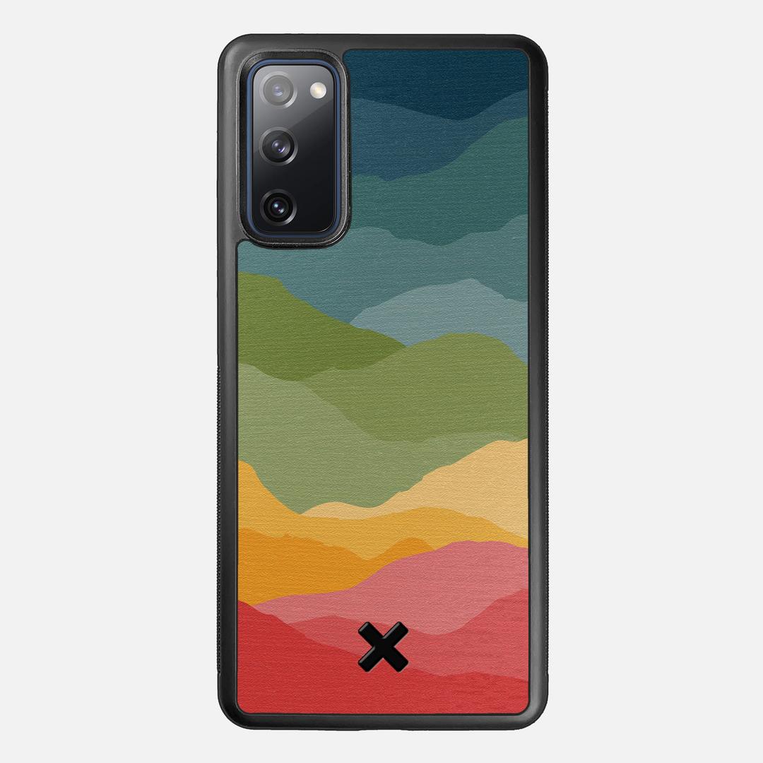 Gamut Case for the Samsung Galaxy S20 FE featuring a UV Printed Wenge Wood backer with the Keyway X Mark#Phone Model_Galaxy S20 FE
