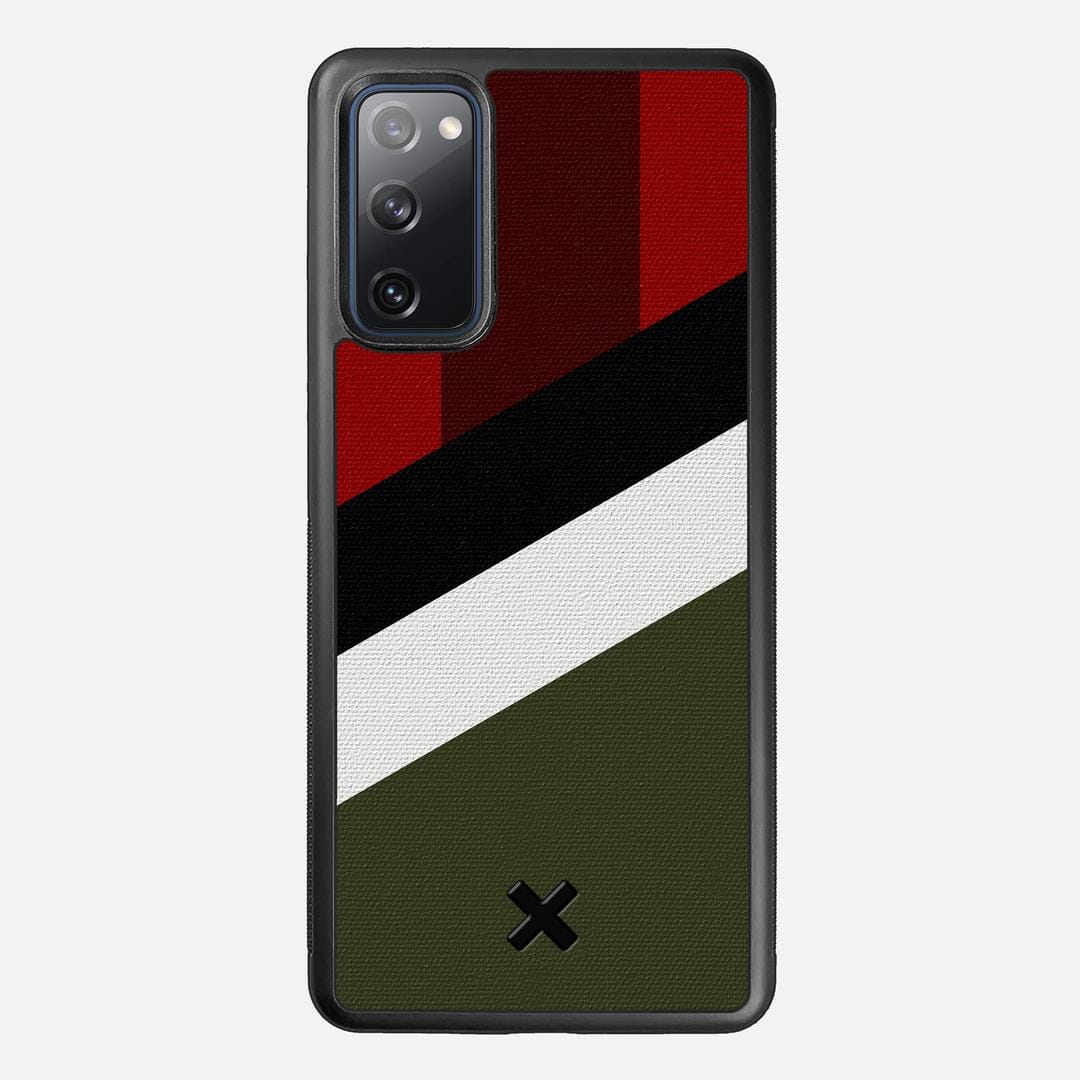 Highland Case for the Samsung Galaxy S20 FE featuring a UV Printed Cotton Canvas backer with the Keyway X Mark#Phone Model_Galaxy S20 FE