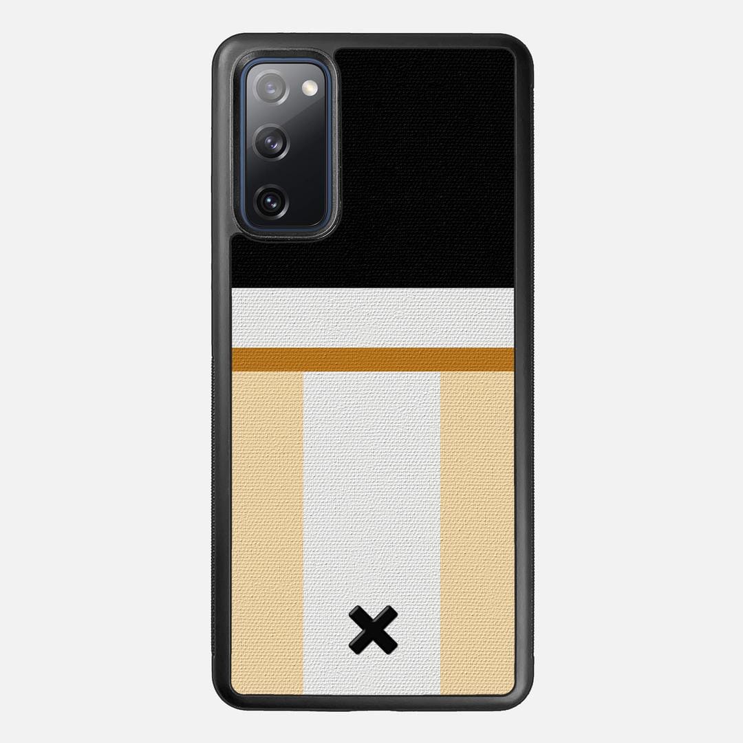 Isle Case for the Samsung Galaxy S20 FE featuring a UV Printed Cotton Canvas backer with the Keyway X Mark#Phone Model_Galaxy S20 FE