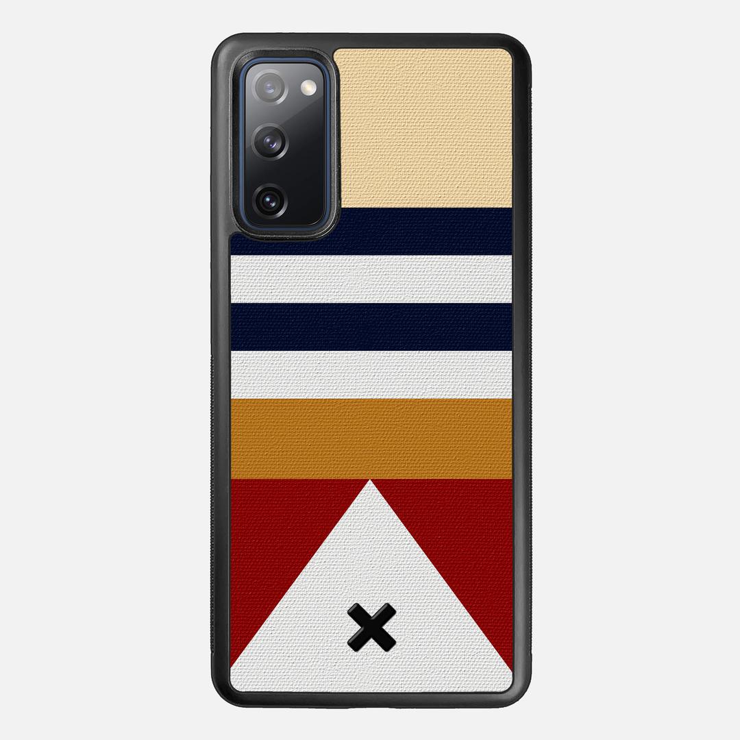 Lodge Case for the Samsung Galaxy S20 FE featuring a UV Printed Cotton Canvas backer with the Keyway X Mark#Phone Model_Galaxy S20 FE