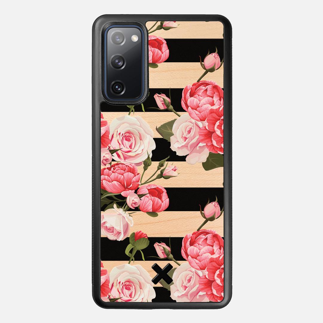 Peony Case for the Samsung Galaxy S20 FE featuring a UV Printed Maple Wood backer with the Keyway X Mark#Phone Model_Galaxy S20 FE