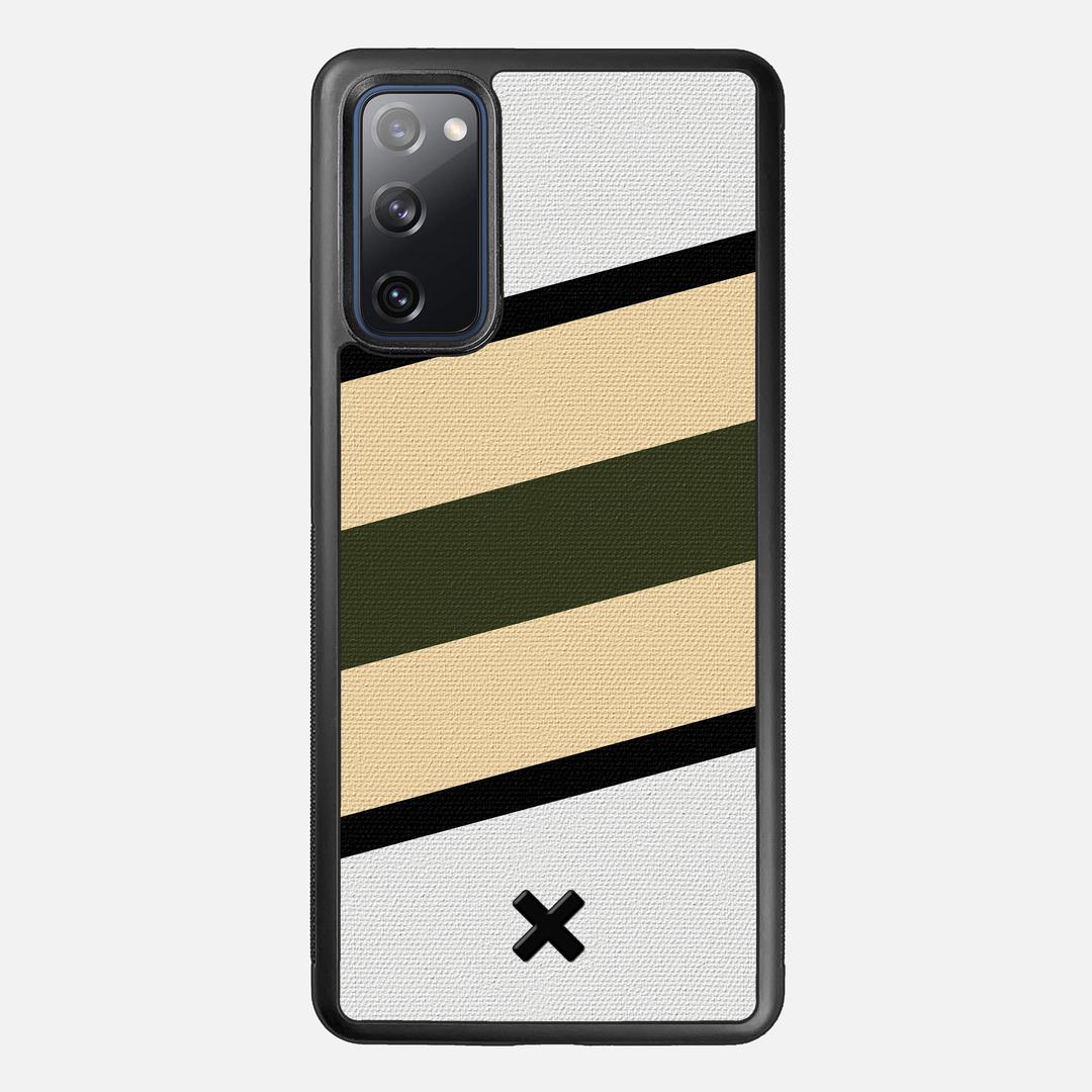 Ridge Case for the Samsung Galaxy S20 FE featuring a UV Printed Cotton Canvas backer with the Keyway X Mark#Phone Model_Galaxy S20 FE