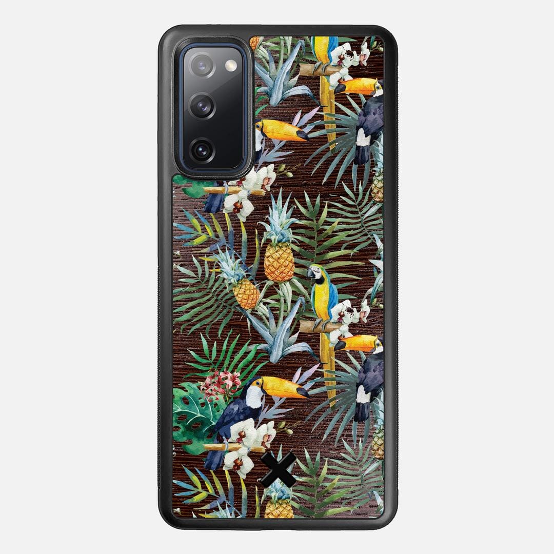 Tropic Case for the Samsung Galaxy S20 FE featuring a UV Printed and Wenge Wood backer with the Keyway X Mark#Phone Model_Galaxy S20 FE