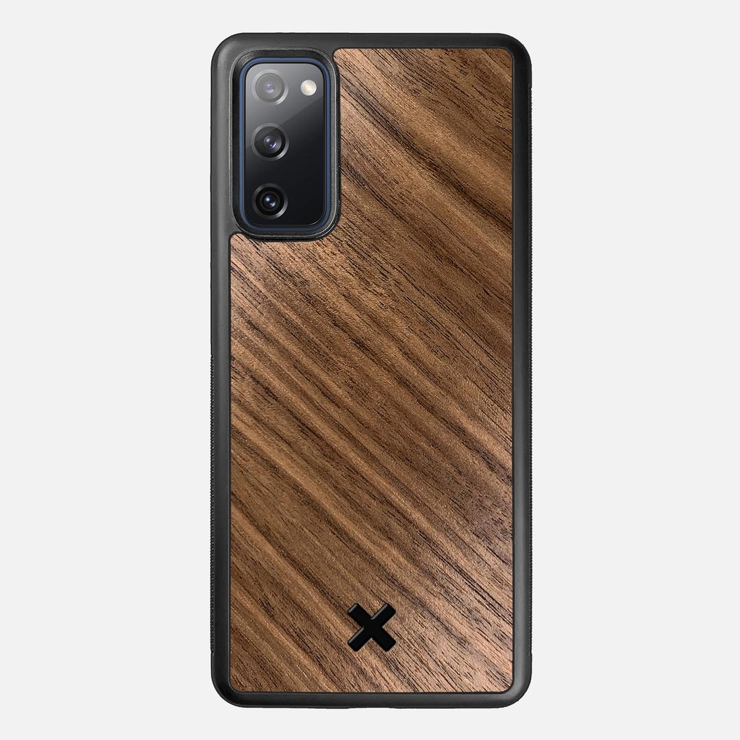 Walnut Pure Case for the Samsung Galaxy S20 FE featuring a Walnut Wood backer with the Keyway X Mark#Phone Model_Galaxy S20 FE