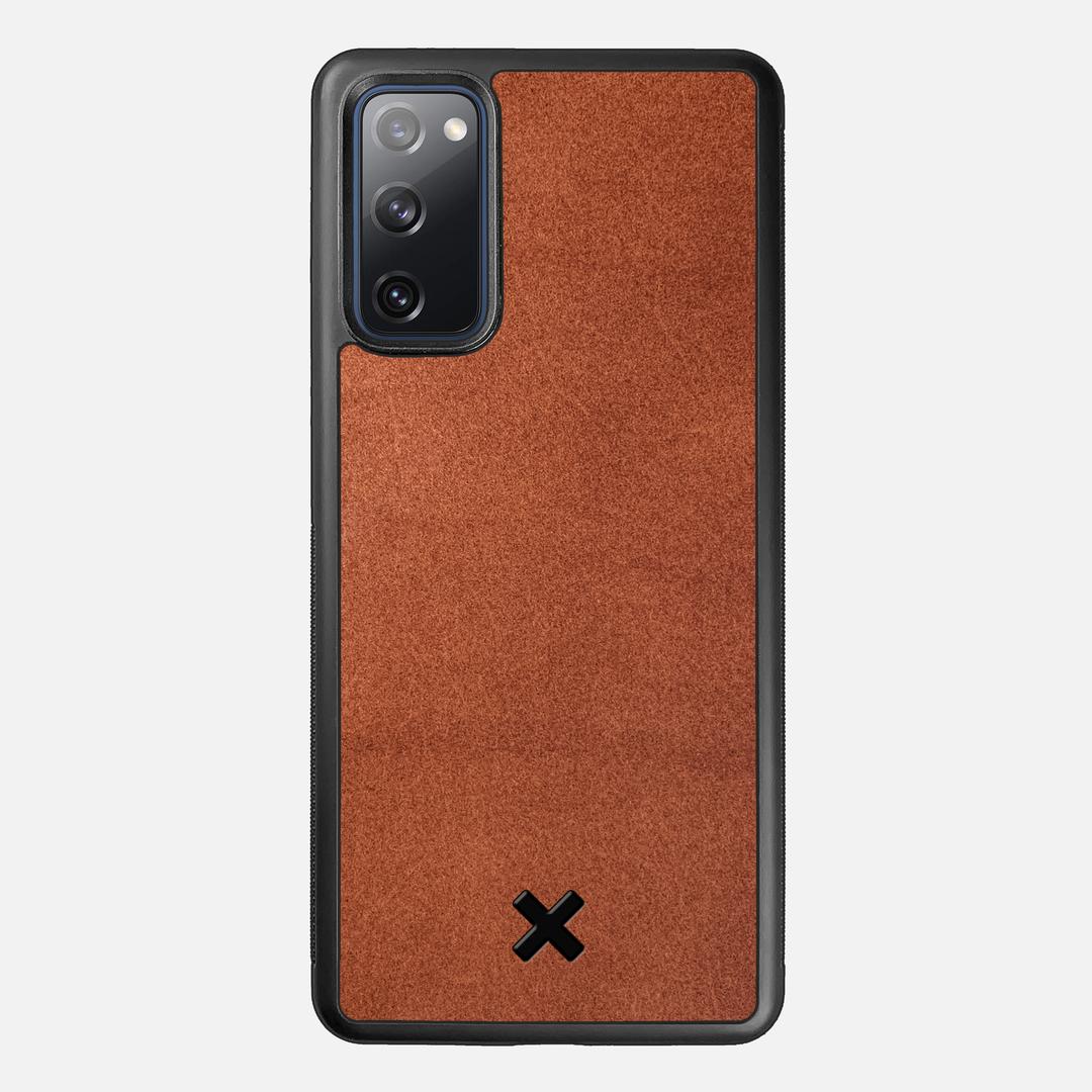 Whiskey Leather Case for the Samsung Galaxy S20 FE featuring a Genuine Leather backer with the Keyway X Mark#Phone Model_Galaxy S20 FE