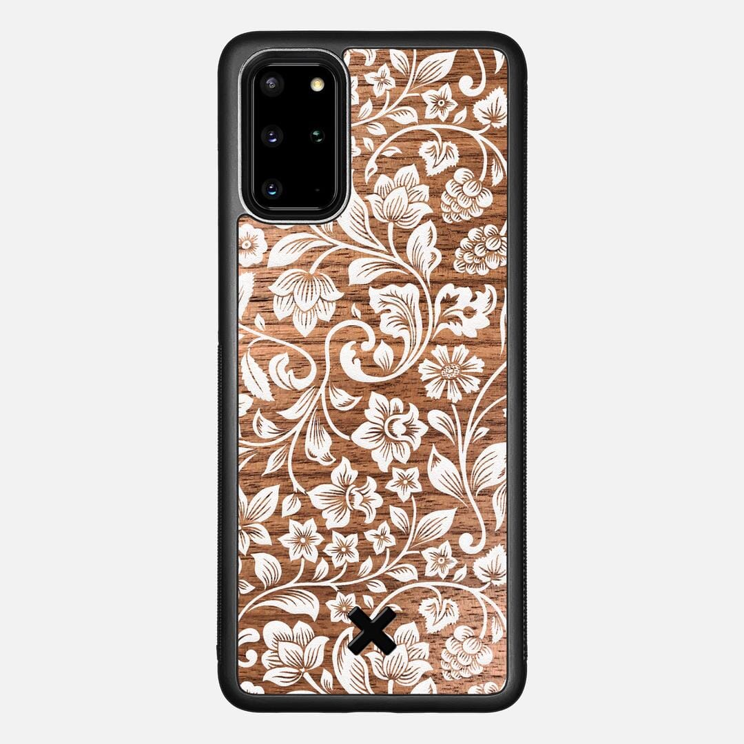 Blossom Case for the Samsung Galaxy S20 Plus featuring a UV Printed Walnut Wood backer with the Keyway X Mark#Phone Model_Galaxy S20 Plus