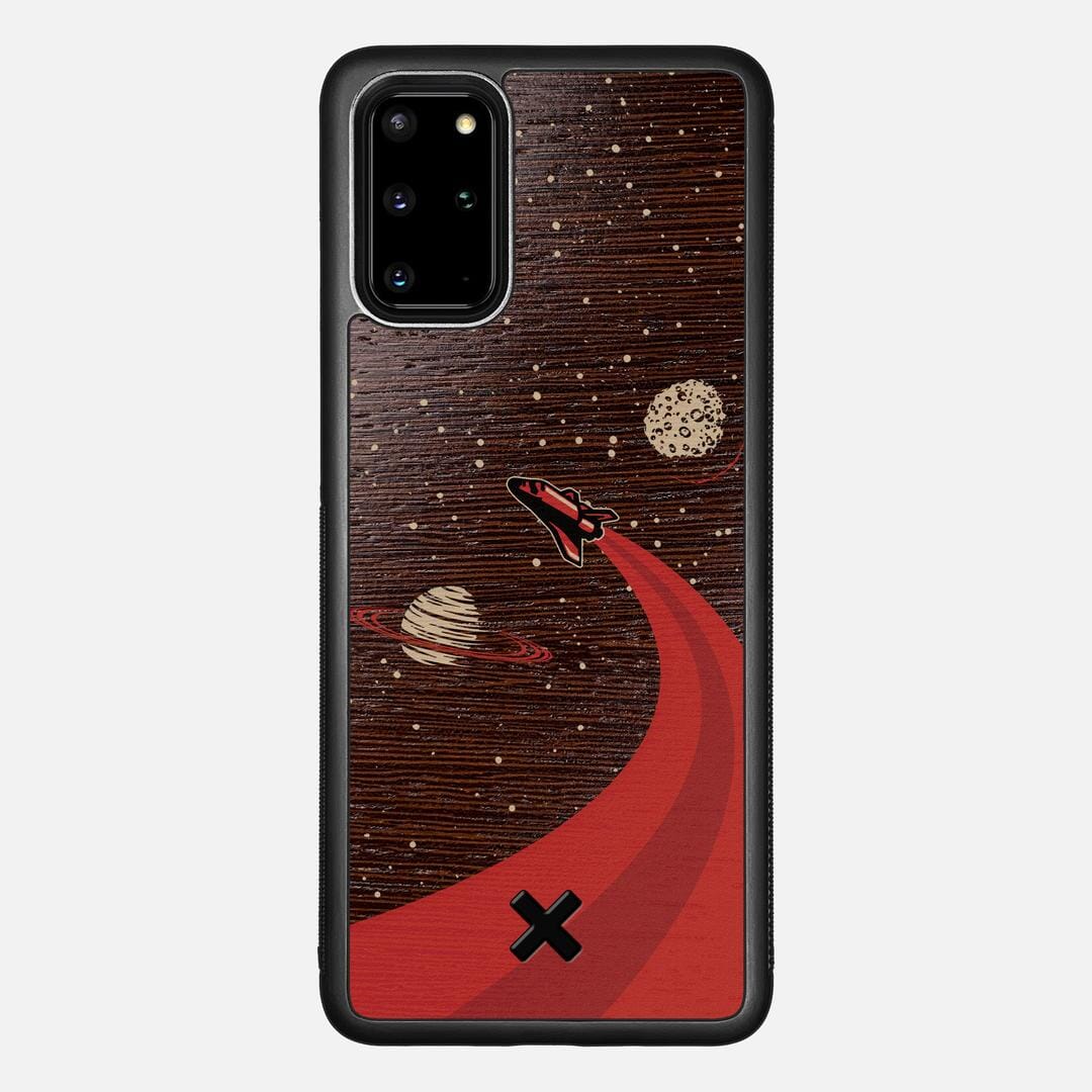 Booster Case for the Samsung Galaxy S20 Plus featuring a UV Printed Wenge Wood backer with the Keyway X Mark#Phone Model_Galaxy S20 Plus