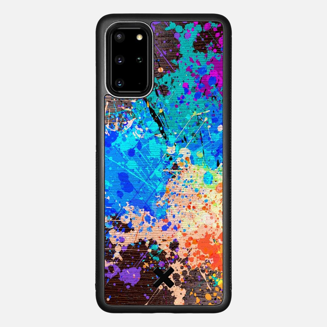 Chroma Case for the Samsung Galaxy S20 Plus featuring a UV Printed Wenge Wood backer with the Keyway X Mark#Phone Model_Galaxy S20 Plus