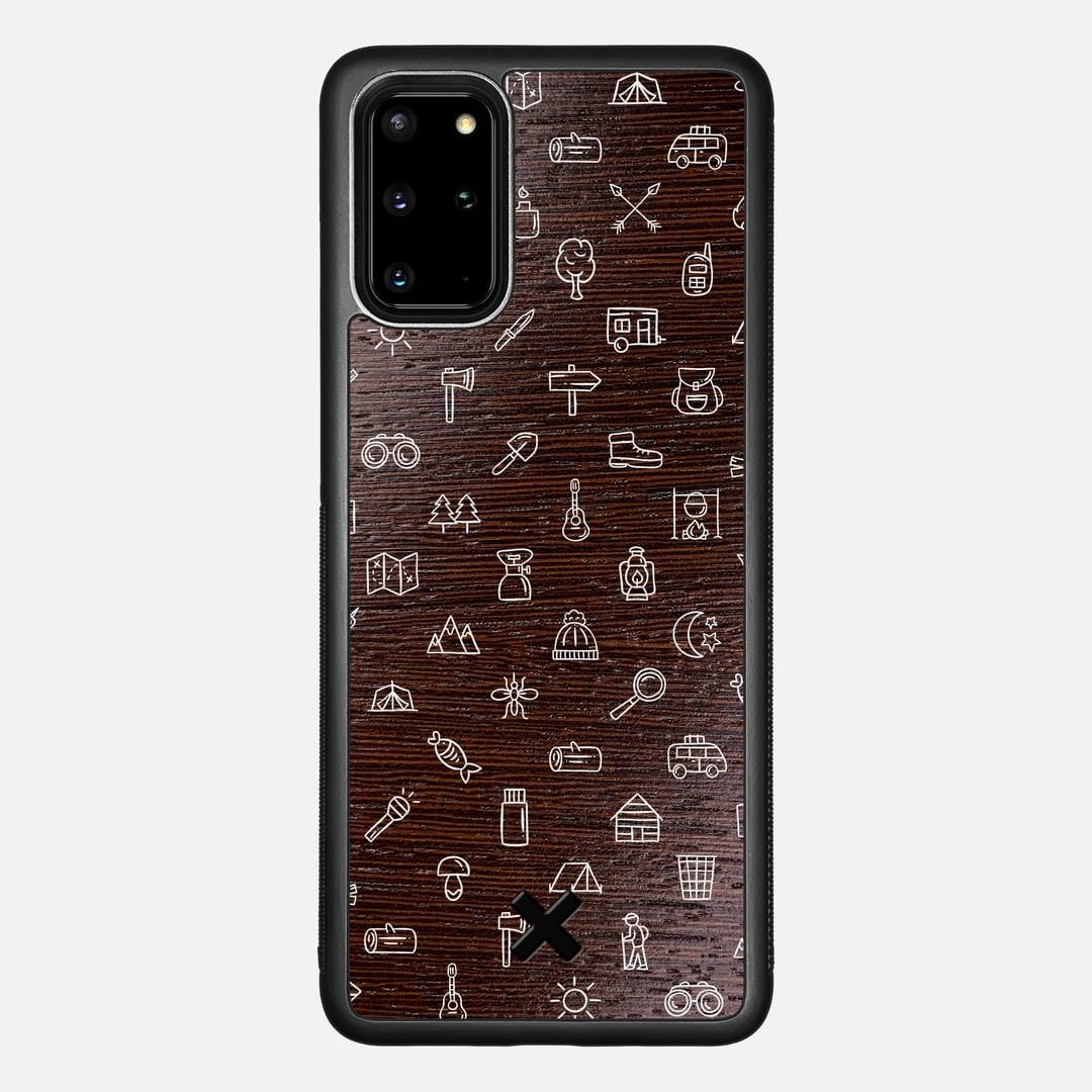 Gear Case for the Samsung Galaxy S20 Plus featuring a UV Printed Wenge Wood backer with the Keyway X Mark#Phone Model_Galaxy S20 Plus