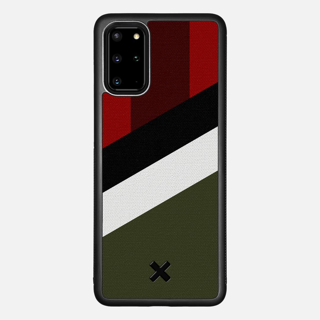 Highland Case for the Samsung Galaxy S20 Plus featuring a UV Printed Cotton Canvas backer with the Keyway X Mark#Phone Model_Galaxy S20 Plus