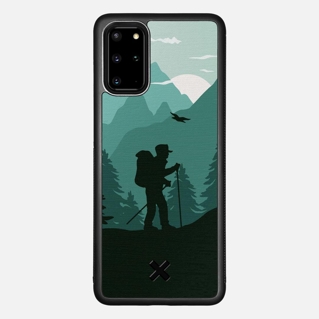 Hiker Case for the Samsung Galaxy S20 Plus featuring a UV Printed Wenge Wood backer with the Keyway X Mark#Phone Model_Galaxy S20 Plus