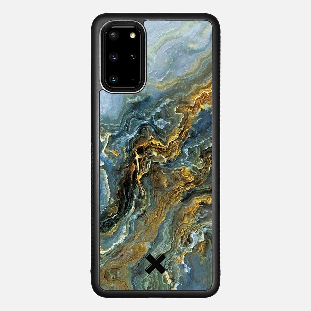 Indigo Case for the Samsung Galaxy S20 Plus featuring a UV Printed Wenge Wood backer with the Keyway X Mark#Phone Model_Galaxy S20 Plus