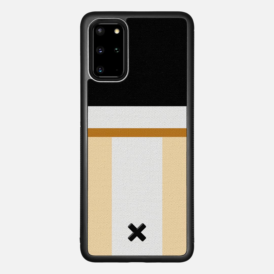 Isle Case for the Samsung Galaxy S20 Plus featuring a UV Printed Cotton Canvas backer with the Keyway X Mark#Phone Model_Galaxy S20 Plus