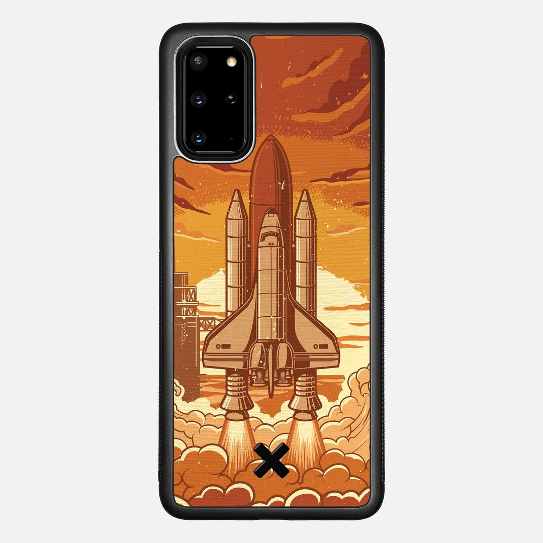 Launch Case for the Samsung Galaxy S20 Plus featuring a UV Printed Wenge Wood backer with the Keyway X Mark#Phone Model_Galaxy S20 Plus