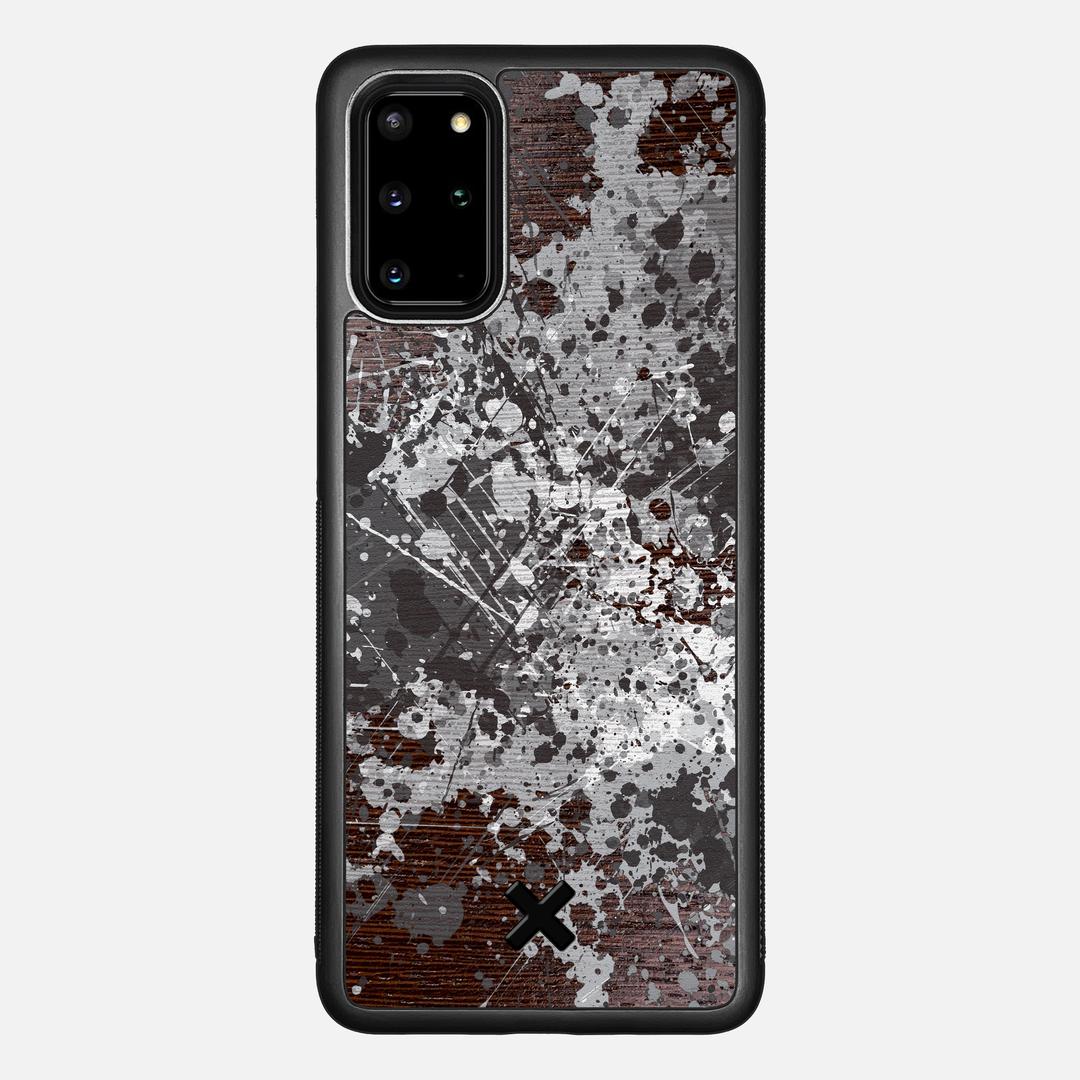 Mono Case for the Samsung Galaxy S20 Plus featuring a UV Printed Wenge Wood backer with the Keyway X Mark#Phone Model_Galaxy S20 Plus