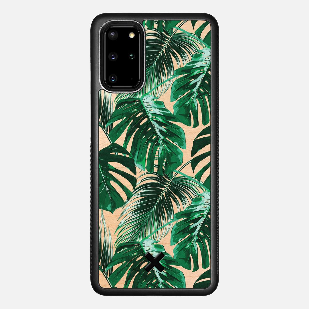 Palm Case for the Samsung Galaxy S20 Plus featuring a UV Printed Maple Wood backer with the Keyway X Mark#Phone Model_Galaxy S20 Plus