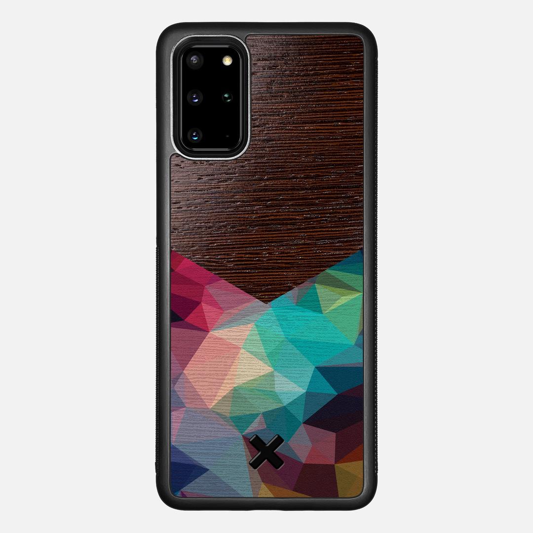 Prism Case for the Samsung Galaxy S20 Plus featuring a UV Printed Wenge Wood backer with the Keyway X Mark#Phone Model_Galaxy S20 Plus