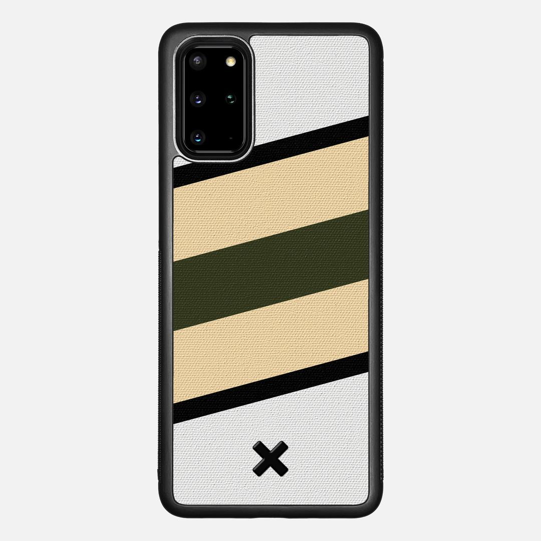Ridge Case for the Samsung Galaxy S20 Plus featuring a UV Printed Cotton Canvas backer with the Keyway X Mark#Phone Model_Galaxy S20 Plus