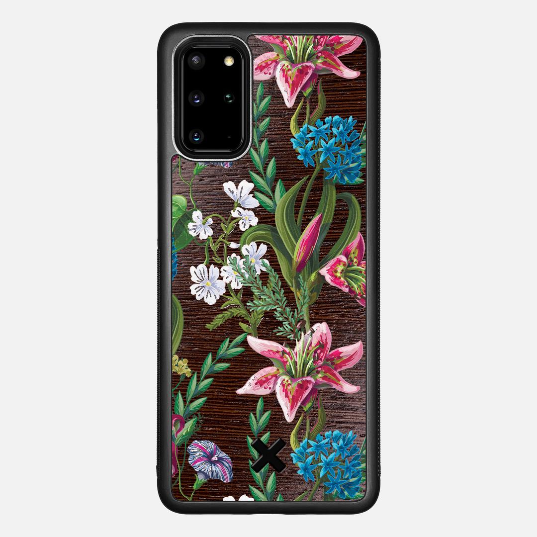 Stargazer Case for the Samsung Galaxy S20 Plus featuring a UV Printed Wenge Wood backer with the Keyway X Mark#Phone Model_Galaxy S20 Plus