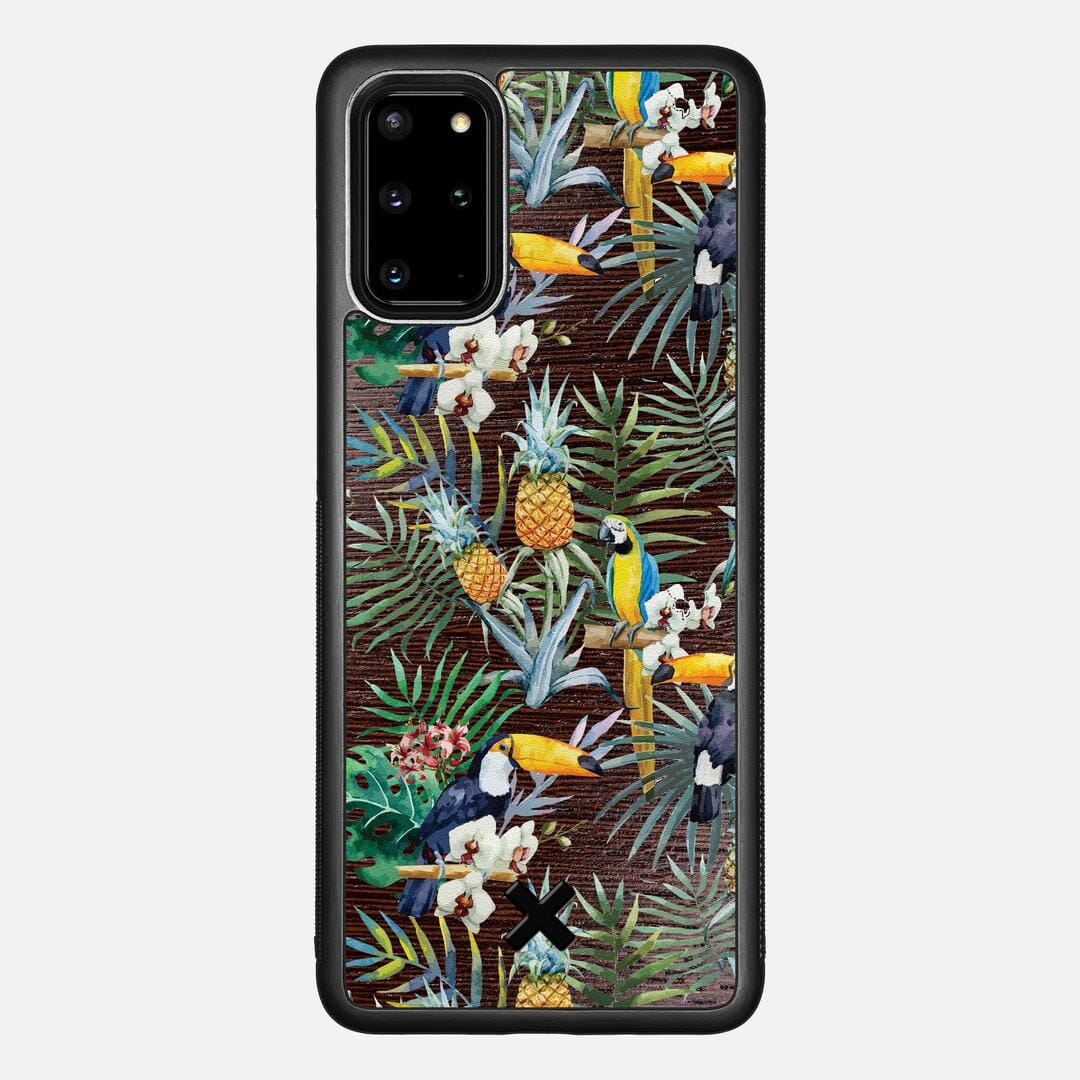 Tropic Case for the Samsung Galaxy S20 Plus featuring a UV Printed and Wenge Wood backer with the Keyway X Mark#Phone Model_Galaxy S20 Plus