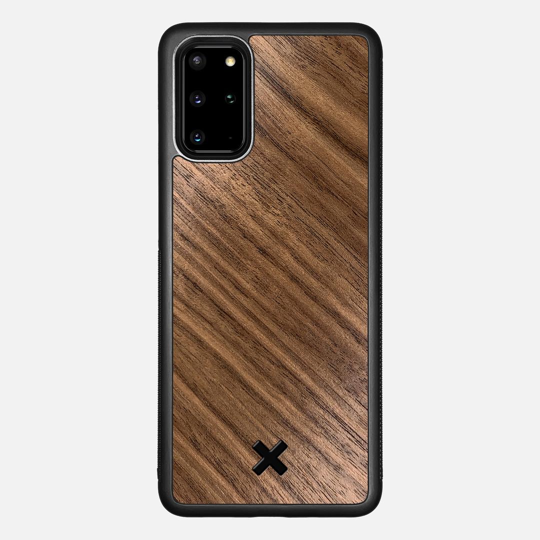 Walnut Pure Case for the Samsung Galaxy S20 Plus featuring a Walnut Wood backer with the Keyway X Mark#Phone Model_Galaxy S20 Plus