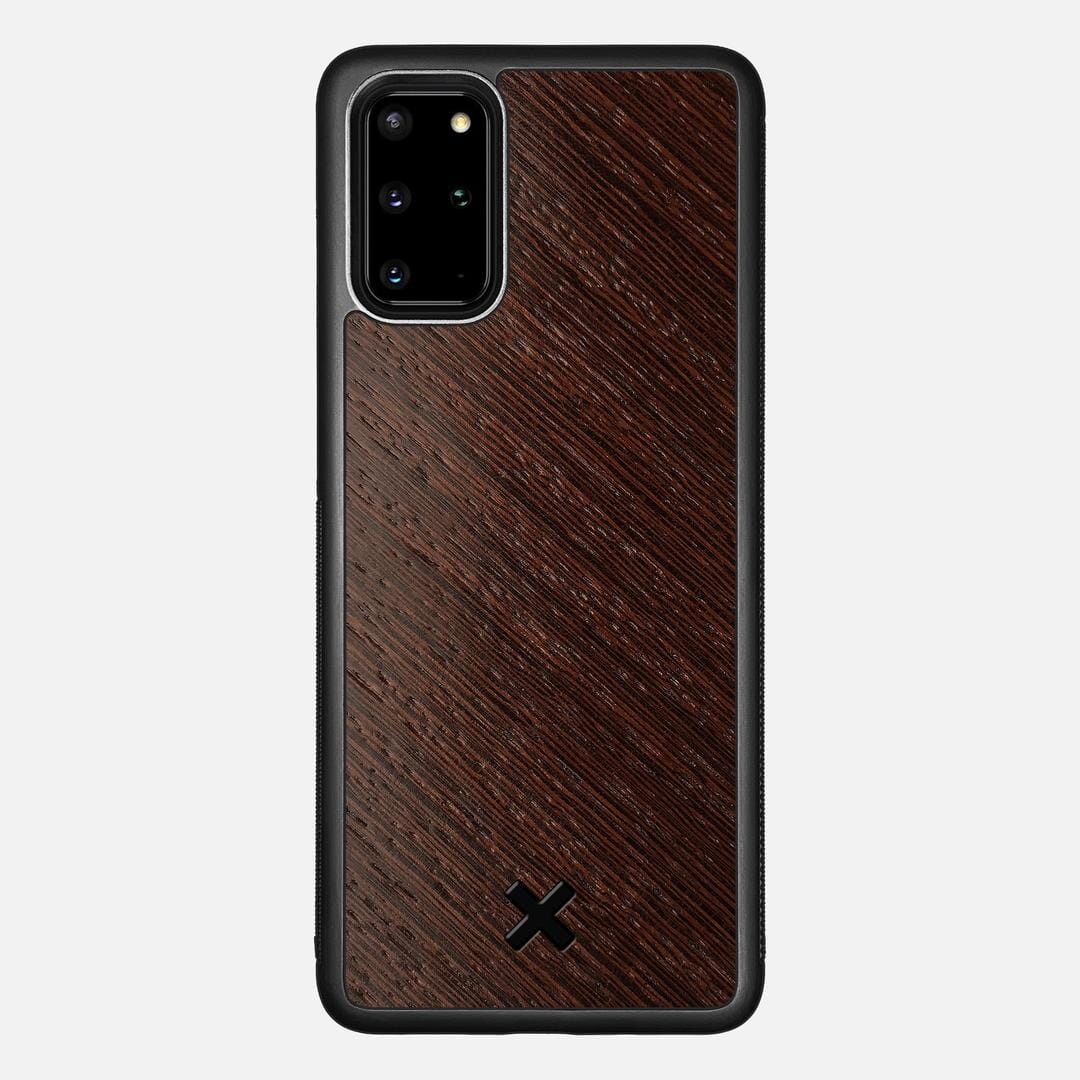 Wenge Pure Case for the Samsung Galaxy S20 Plus featuring a Wenge Wood backer with the Keyway X Mark#Phone Model_Galaxy S20 Plus