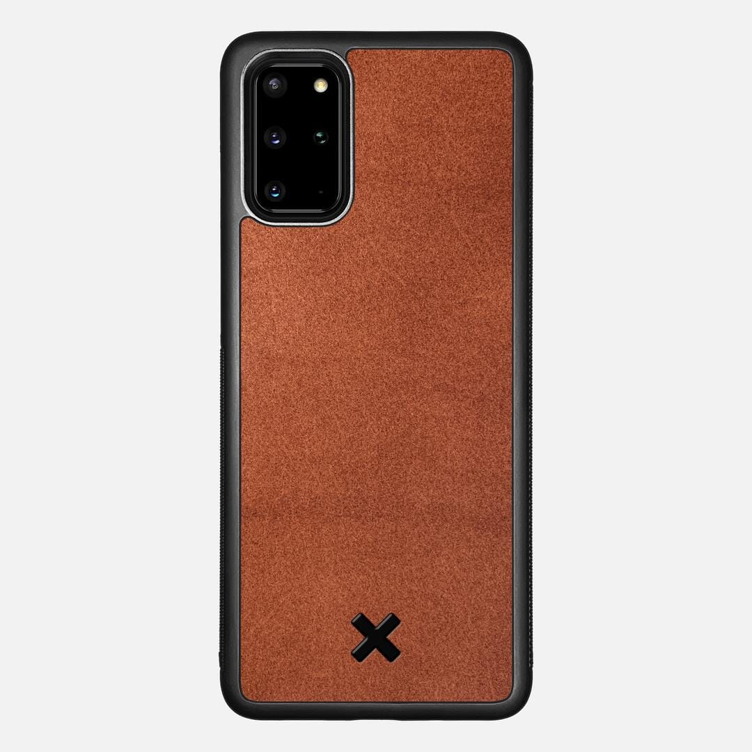 Whiskey Leather Case for the Samsung Galaxy S20 Plus featuring a Genuine Leather backer with the Keyway X Mark#Phone Model_Galaxy S20 Plus