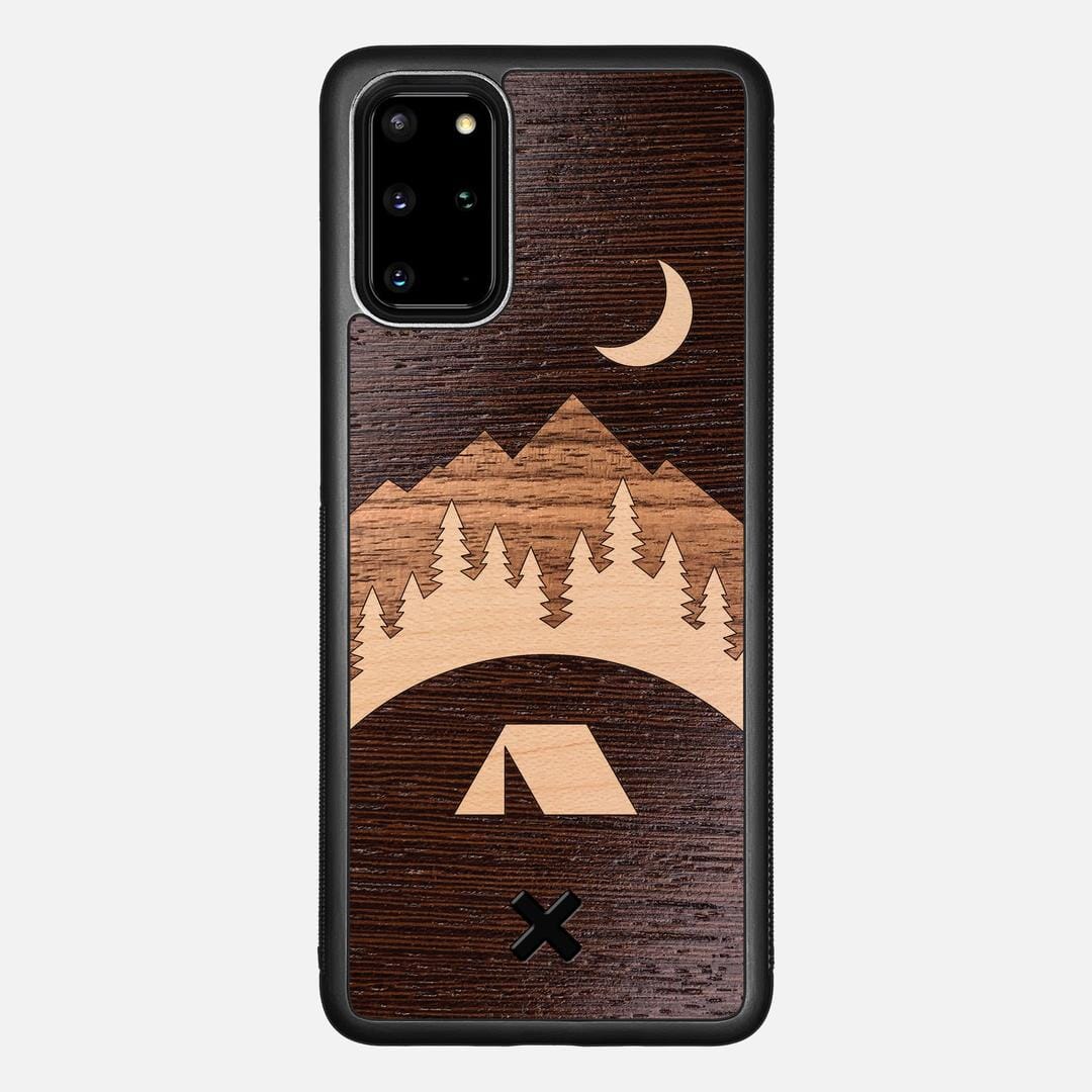 Woodland Case for the Samsung Galaxy S20 Plus featuring a Wenge, Maple, and Walnut Wood backer with the Keyway X Mark#Phone Model_Galaxy S20 Plus