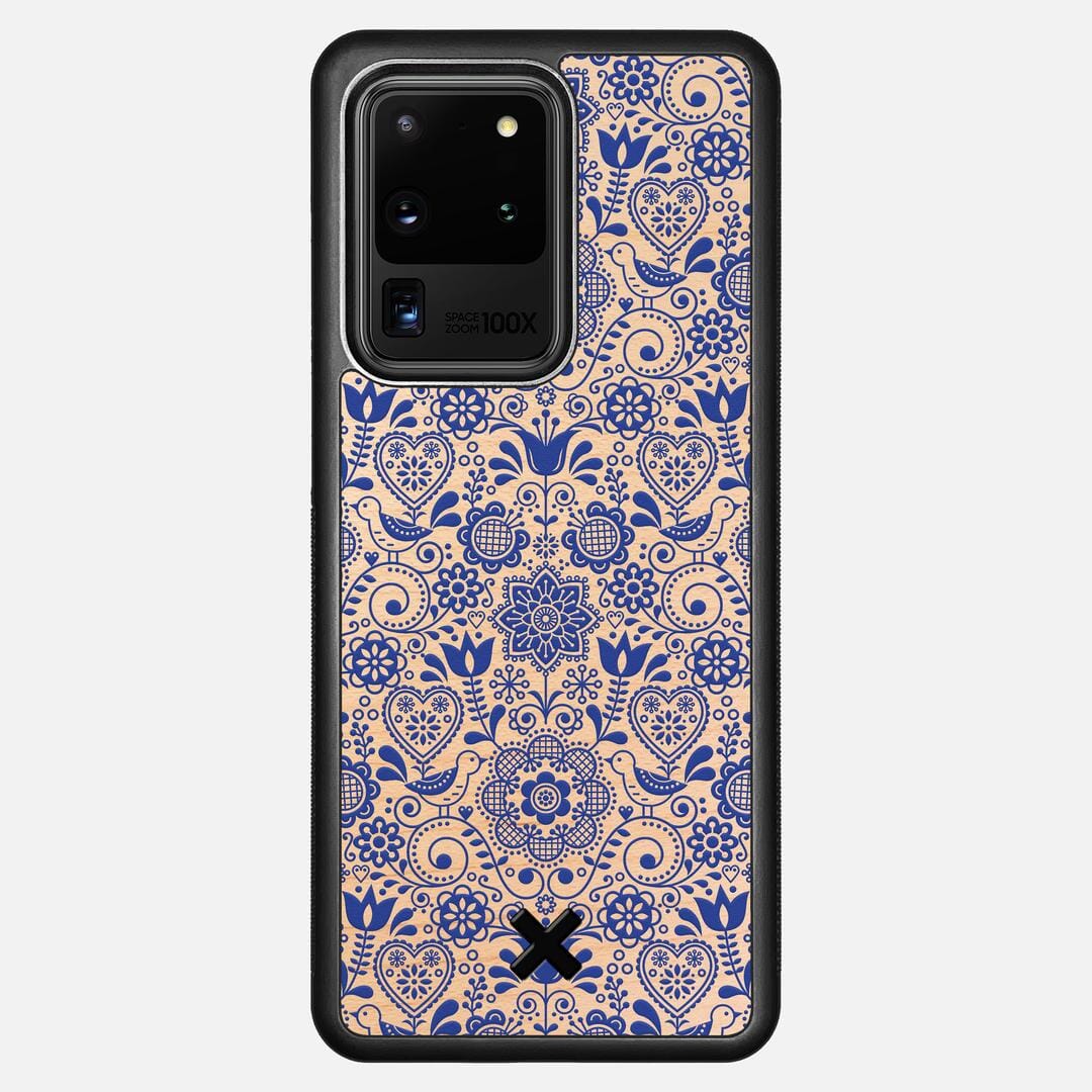 Bloom Case for the Samsung Galaxy S20 Ultra featuring a UV Printed Maple Wood backer with the Keyway X Mark#Phone Model_Galaxy S20 Ultra