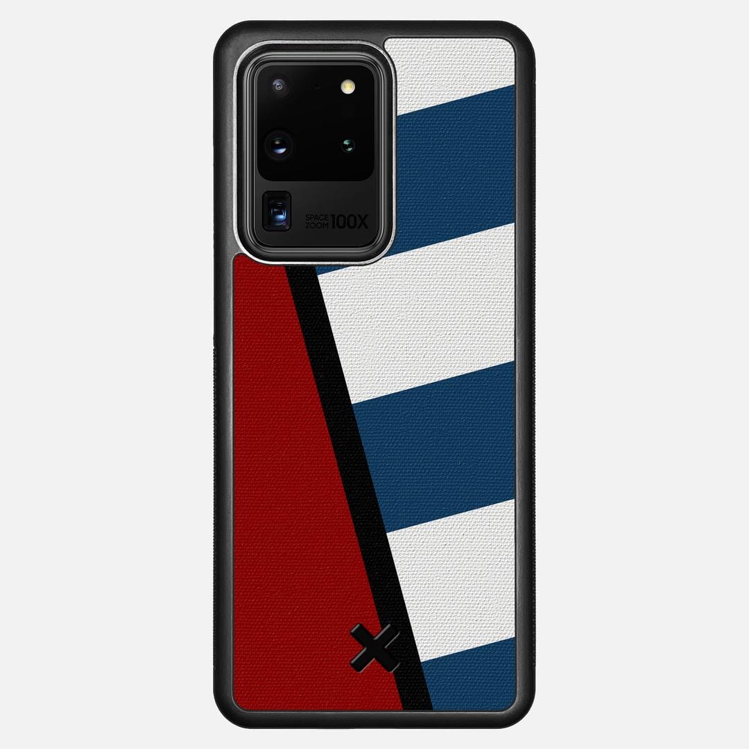 Bluff Case for the Samsung Galaxy S20 Ultra featuring a UV Printed Cotton Canvas backer with the Keyway X Mark#Phone Model_Galaxy S20 Ultra