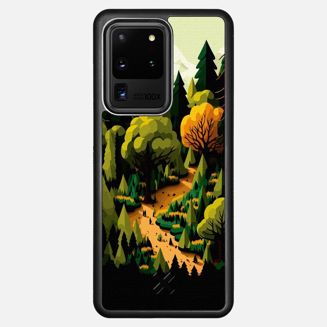 Evergreen Case for the Samsung Galaxy S20 Ultra featuring a UV Printed Cotton Canvas backer with the Keyway X Mark#Phone Model_Galaxy S20 Ultra