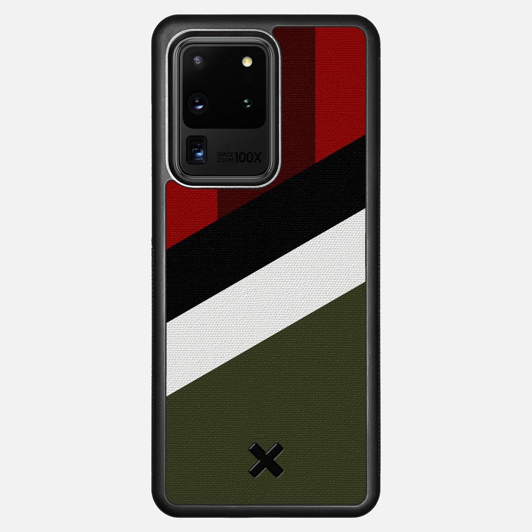 Highland Case for the Samsung Galaxy S20 Ultra featuring a UV Printed Cotton Canvas backer with the Keyway X Mark#Phone Model_Galaxy S20 Ultra