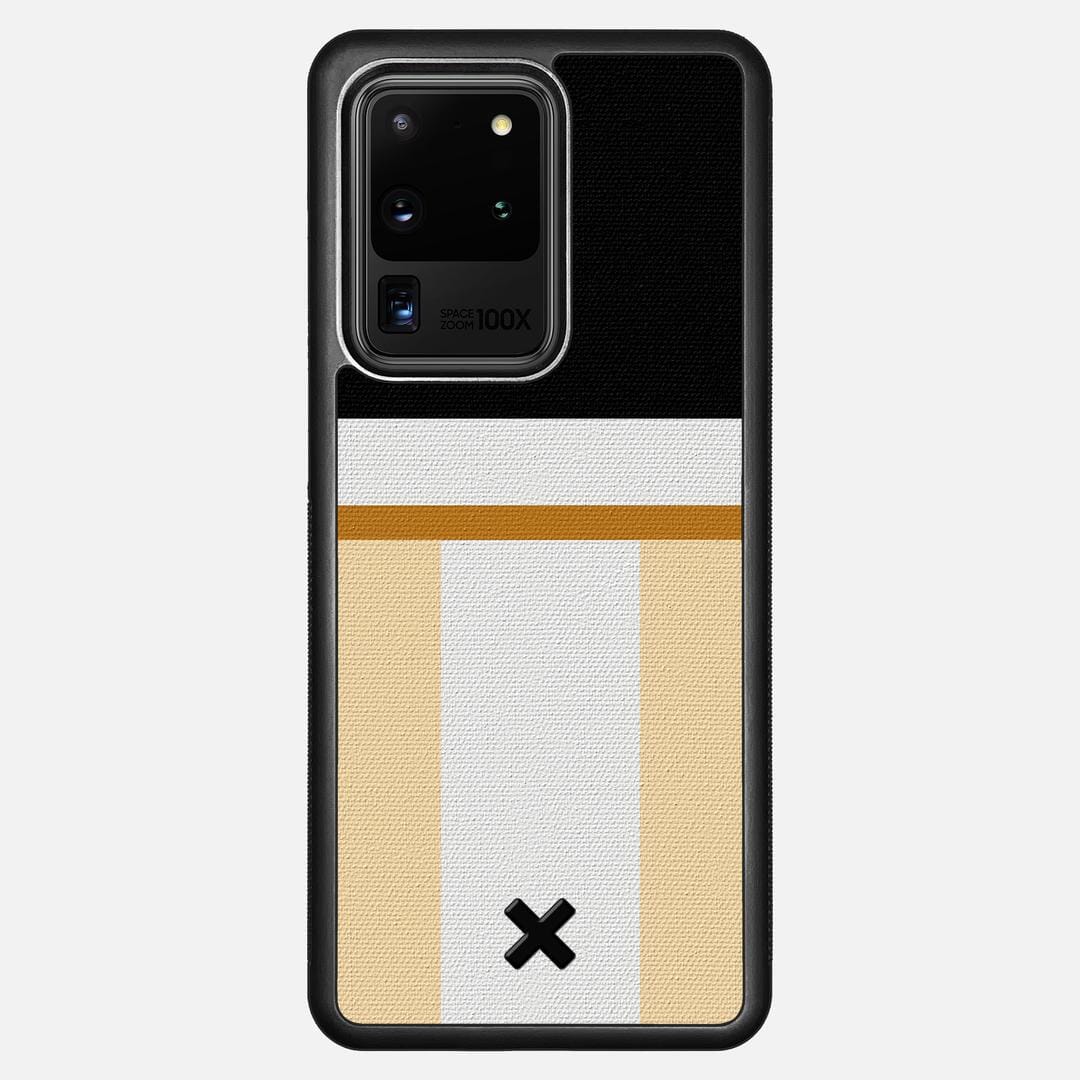 Isle Case for the Samsung Galaxy S20 Ultra featuring a UV Printed Cotton Canvas backer with the Keyway X Mark#Phone Model_Galaxy S20 Ultra