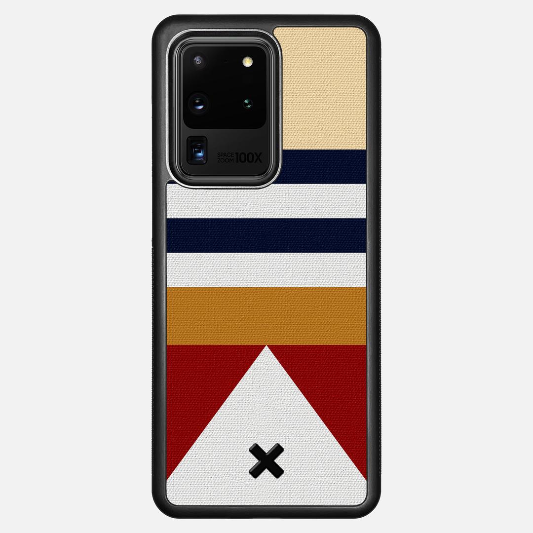 Lodge Case for the Samsung Galaxy S20 Ultra featuring a UV Printed Cotton Canvas backer with the Keyway X Mark#Phone Model_Galaxy S20 Ultra