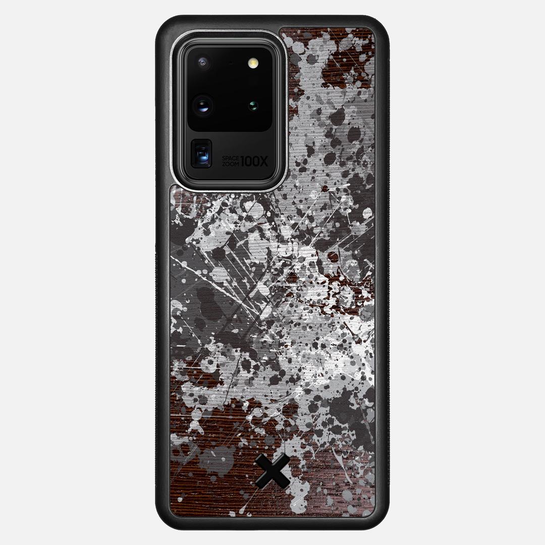 Mono Case for the Samsung Galaxy S20 Ultra featuring a UV Printed Wenge Wood backer with the Keyway X Mark#Phone Model_Galaxy S20 Ultra