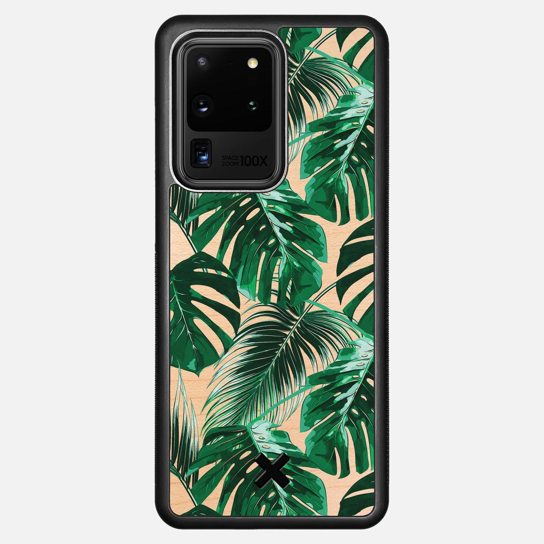 Palm Case for the Samsung Galaxy S20 Ultra featuring a UV Printed Maple Wood backer with the Keyway X Mark#Phone Model_Galaxy S20 Ultra