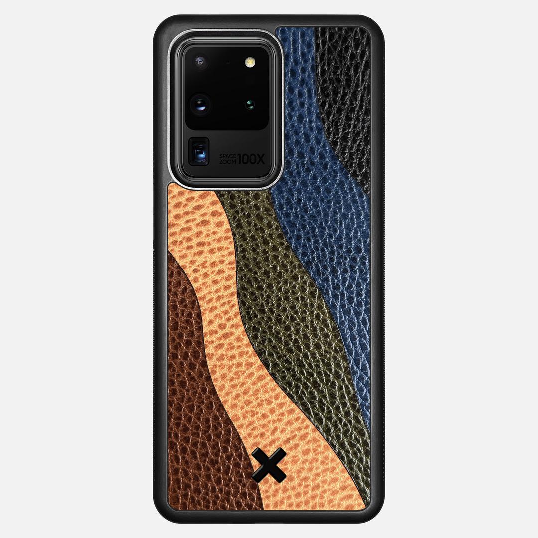Sable Leather Case for the Samsung Galaxy S20 Ultra featuring a Genuine Leather backer with the Keyway X Mark#Phone Model_Galaxy S20 Ultra