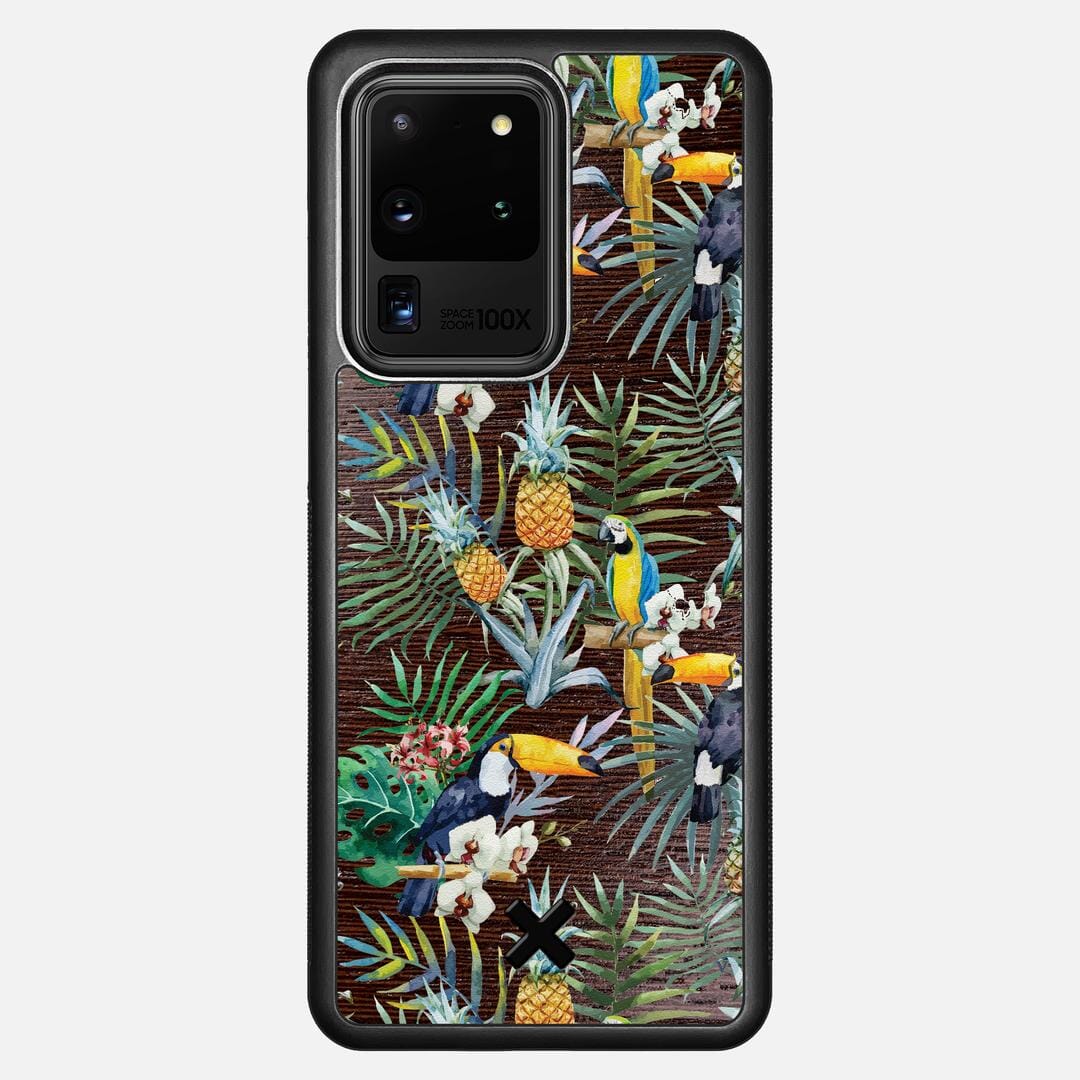 Tropic Case for the Samsung Galaxy S20 Ultra featuring a UV Printed and Wenge Wood backer with the Keyway X Mark#Phone Model_Galaxy S20 Ultra
