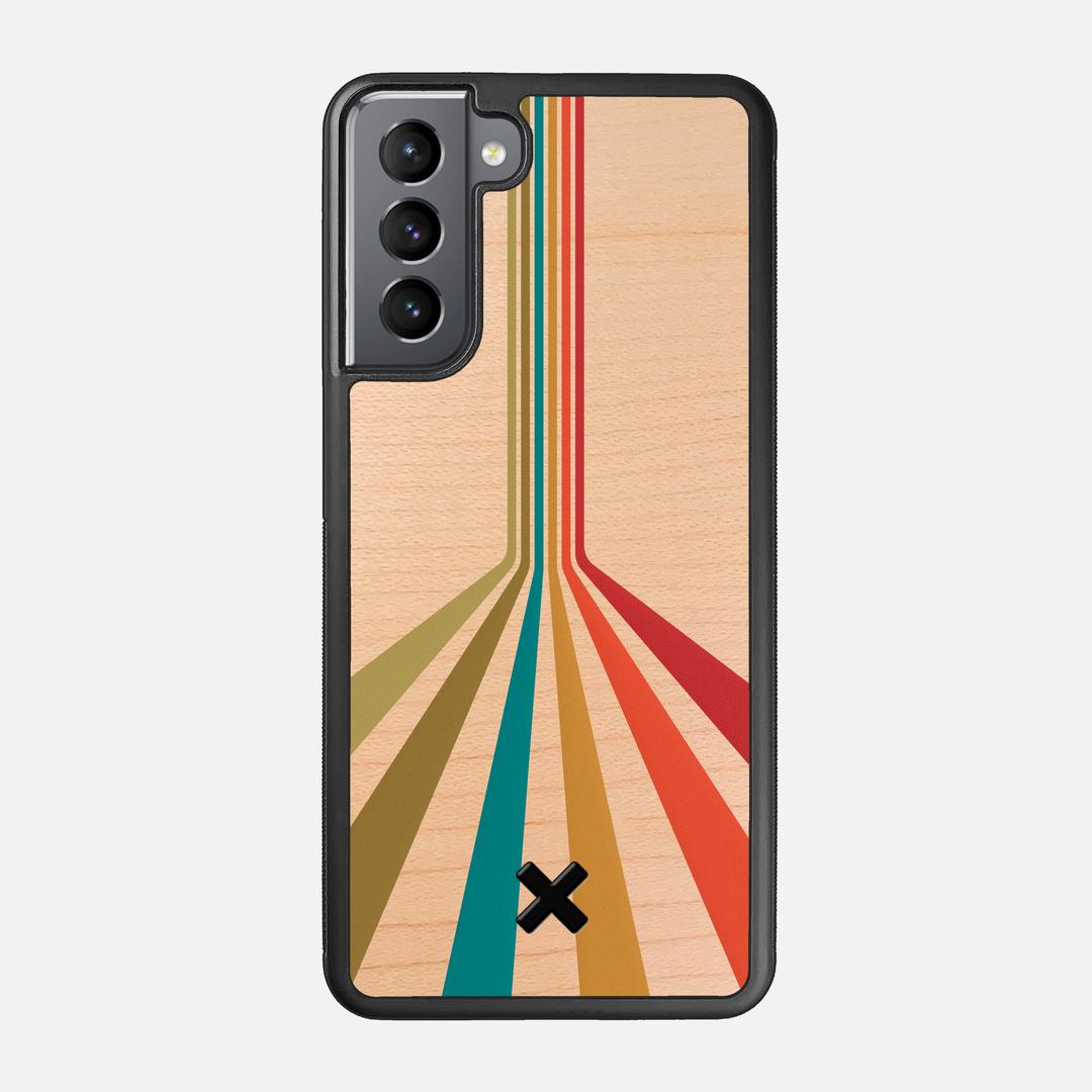 Beam Case for the Samsung Galaxy S21 featuring a UV Printed Maple Wood backer with the Keyway X Mark#Phone Model_Galaxy S21