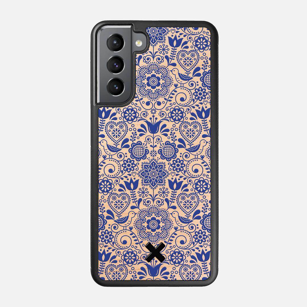 Bloom Case for the Samsung Galaxy S21 featuring a UV Printed Maple Wood backer with the Keyway X Mark#Phone Model_Galaxy S21